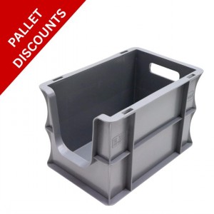 Heavy Duty Stacking Euro Box 30cm 7 Litre Open Front